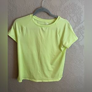 Athletic Works girls yellow shirt size XL excellent condition